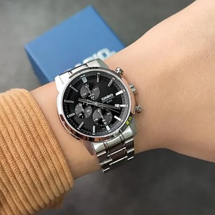 Мужские часы Casio с хронографом MTP-E510D-1A1