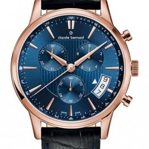 Швейцарские часы Claude Bernard  Classic Chronograph 01002-37R-BUIR
