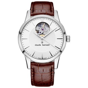 Швейцарские часы Claude Bernard  Classic Automatic Open Heart 85018-3-AIN