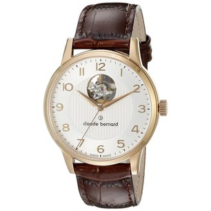Швейцарские часы Claude Bernard  Classic Automatic Open Heart 85017-37R-ABR